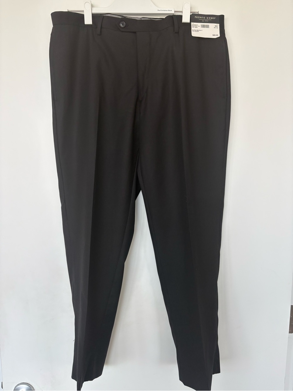 NWT Pronto Uomo flat front pant 38x30